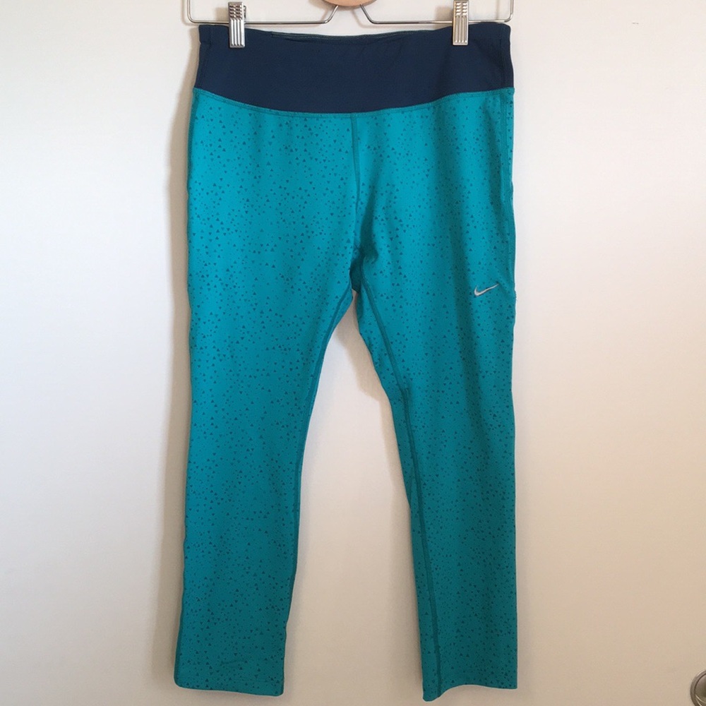 NIKE Running patterned capri leggings